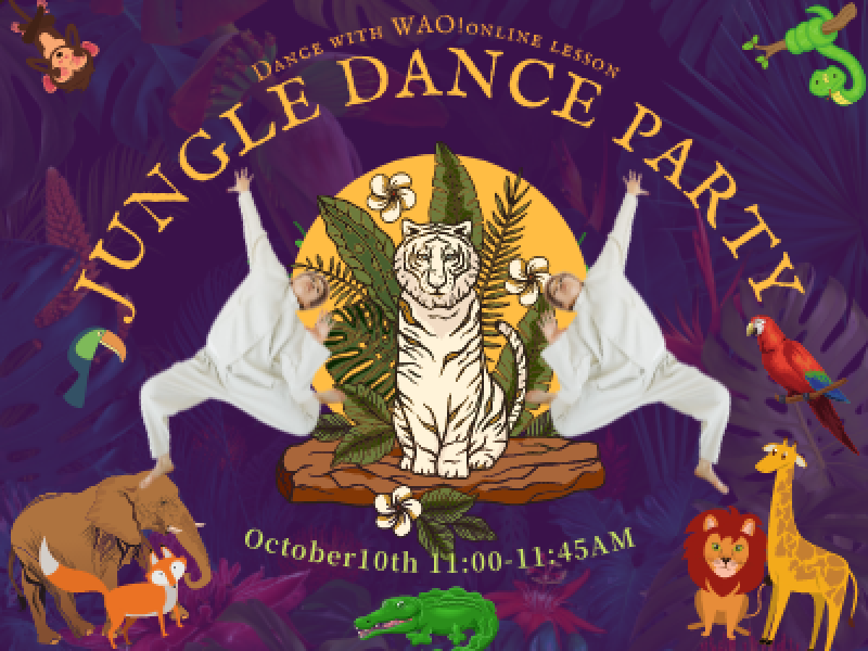 October10th Lessonテーマは「ジャングルダンスパーティー」！